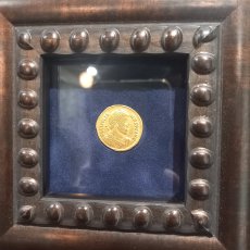 画像3: 古代ローマコイン(額付き)　帝政期　ユリアヌス　362-363年　ソリドゥス金貨　ユリアヌス肖像　ウィルトゥス神 (3)