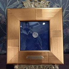 画像3: 古代ローマコイン(額付き)　共和政期　前56年　マルキウス・フィリップス　デナリウス銀貨　伝説の王アンクス・マルキウス肖像　マルキア水道橋 (3)