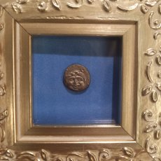 画像4: 古代ギリシャコイン(額付き)　ミュシア地域　パリオン　前３５０－前３００年　半ドラクマ銀貨　クラシック期〜ヘラニズム期のゴルゴン (4)