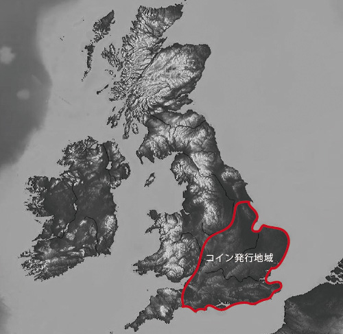 古代ケルトコイン 図鑑 ブリタニア テムズ川以北の地域