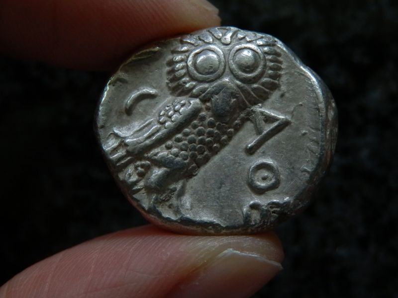 古代ギリシャコイン アテネ テトラドラクマ銀貨 前４００－前３００年 