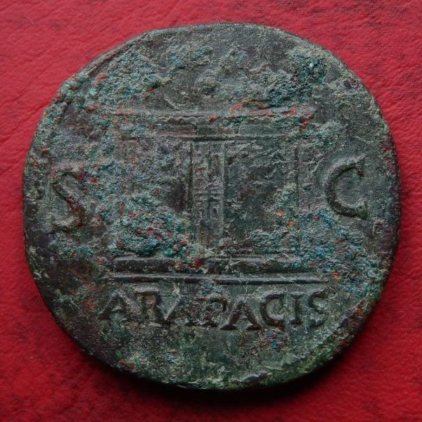 58％以上節約 古代ローマ アス銅貨 ネロ帝 AD65 subsolador.com.br