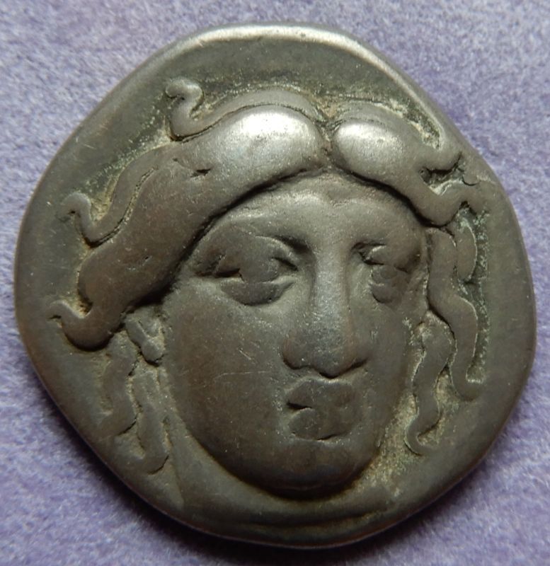 希少】イオニア ミレトス 紀元前600-500年 銀オボル 古代 希少